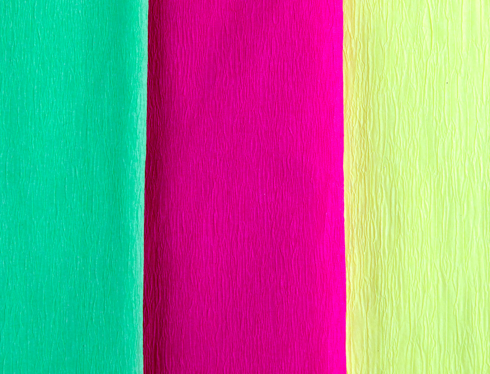 PAPEL CREPE LIDERPAPEL 50 CM X 2,5 M 34GR AMARELO FLUORESCENTE