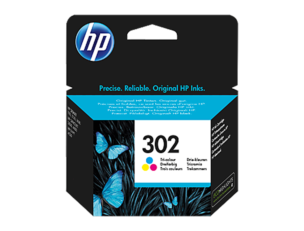 TINTEIRO HP 302 DESKJET 1110 / 2130 / 3630 OFFICEJET 3830 / 4650 ENVY 4520 TRICOR 165 PAG