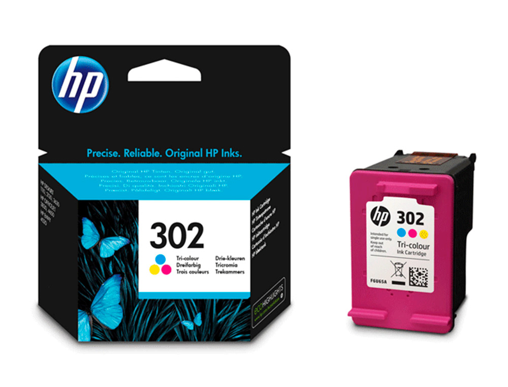 TINTEIRO HP 302 DESKJET 1110 / 2130 / 3630 OFFICEJET 3830 / 4650 ENVY 4520 TRICOR 165 PAG