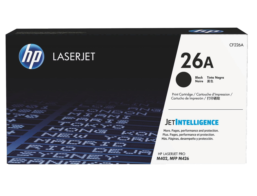 TONER HP CF226A LASERJET PRO M402D/M402DN/M402DW/M402N/MFP M426DW/MFP M426FDN/MFP M426FDW PRETO 3100 PAG