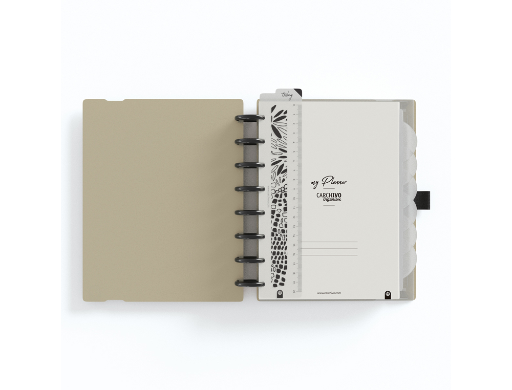 CUADERNO CARCHIVO MY PLANNER INGENIOX CLASSIC DIN A4 240 HOJAS COLOR BEIGE