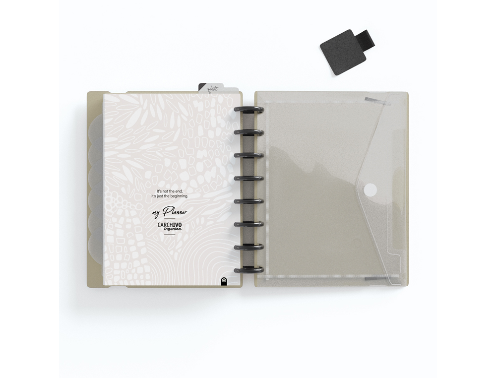 CUADERNO CARCHIVO MY PLANNER INGENIOX CLASSIC DIN A4 240 HOJAS COLOR BEIGE
