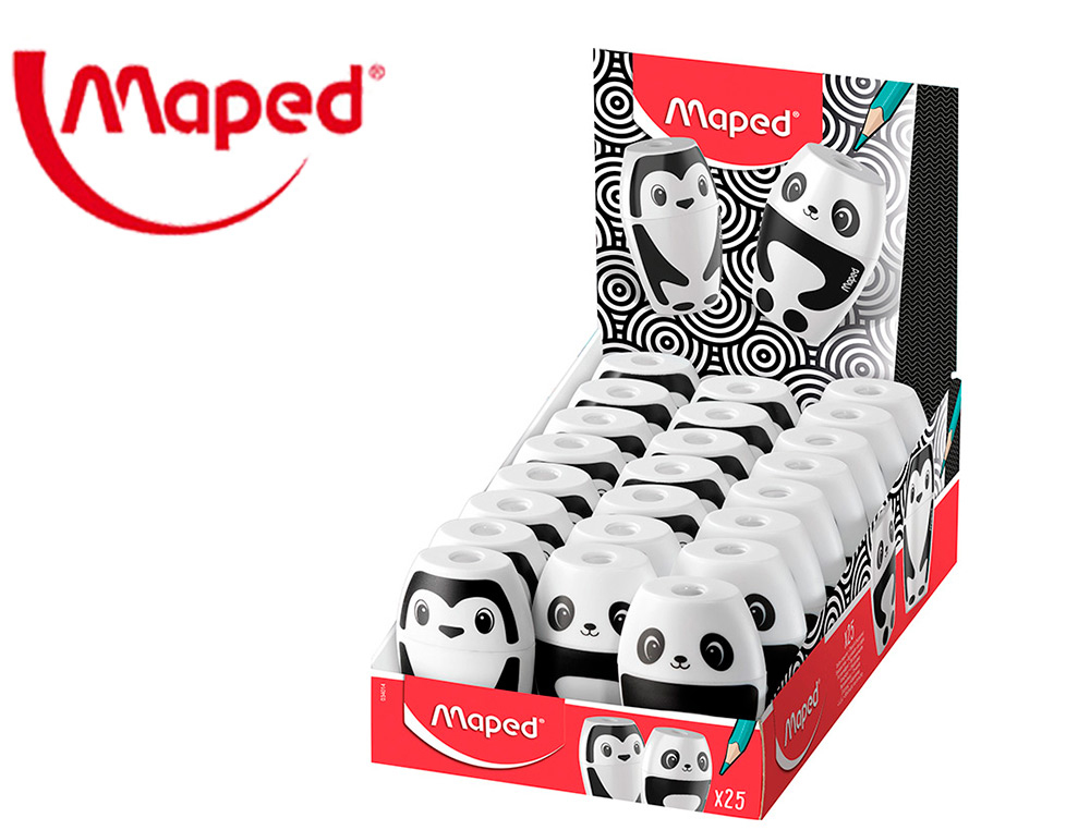 APARA LAPIS PLASTICO MAPED SHAKER FANCY 1 USO COM DEPOSITO