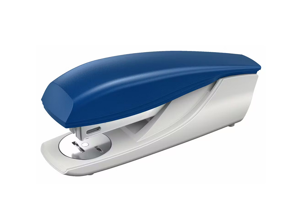 AGRAFADOR PETRUS 235 COR AZUL CAPACIDADE 20 FOLHAS USA AGRAFES 22/6 24/6 E 26/6