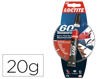 COLA LOCTITE 20 GR EXTRA FORTE 60 SEGUNDOS