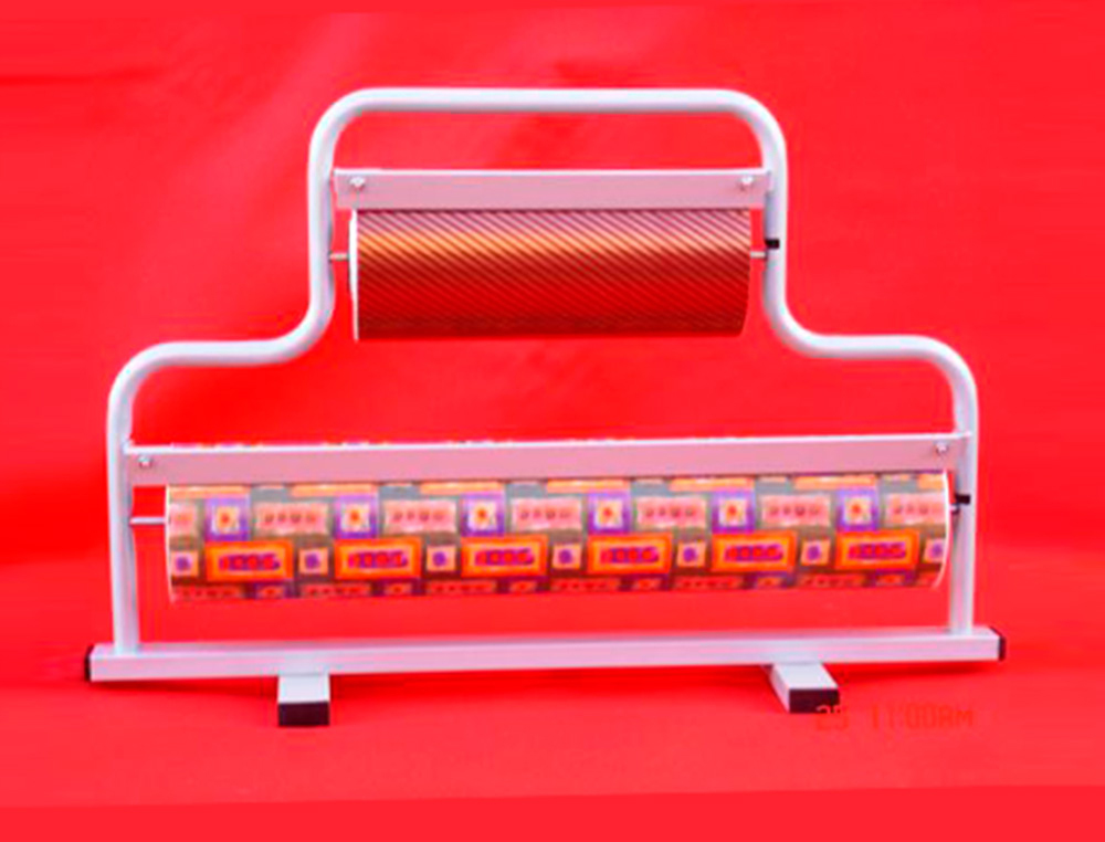PORTA ROLO CORTA PAPEL CROMADO -PARA ROLOS 62-31 CM