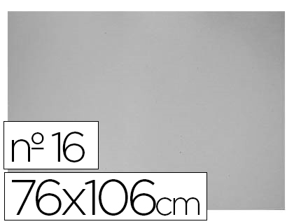 CARTAO CINZA 760X1060 MM, DE 1,6 MM