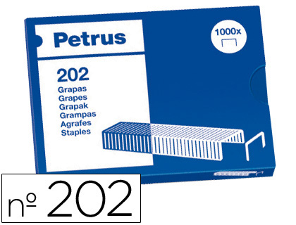 AGRAFES PETRUS BAMBINA N. 202, CAIXA 1000