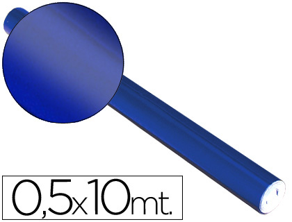 PAPEL METALIZADO SADIPAL 50 CM X 10 MT. 65 GRS/M2 AZUL