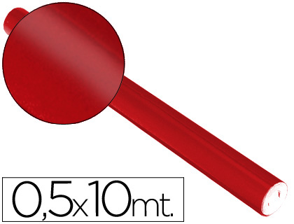 PAPEL METALIZADO SADIPAL 50 CM X 10 MT. 65 GRS/M2 VERMELHO