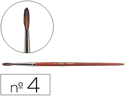 PINCEL AGUARELA LIDERPAPEL N. 4
