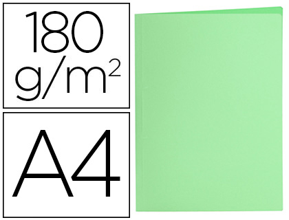 CLASSIFICADOR LIDERPAPEL DIN A4 VERDE PASTEL 180GR