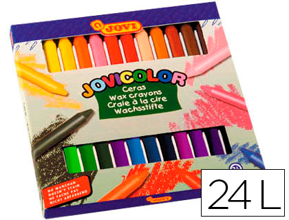 LAPIS DE CERA JOVICOLOR COM24 LAPIS