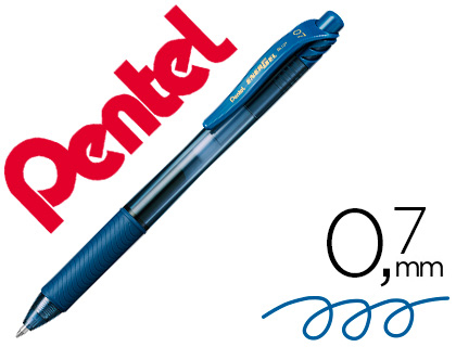 ROLLER PENTEL ENERGEL BL107 0,7 MM AZUL MARINHO