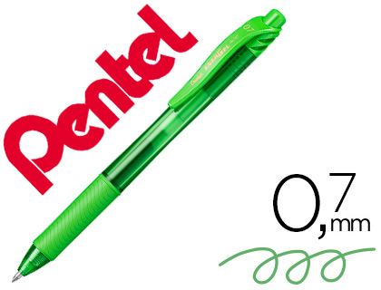 ROLLER PENTEL ENERGEL BL107 0,7MM VERDE LIMA
