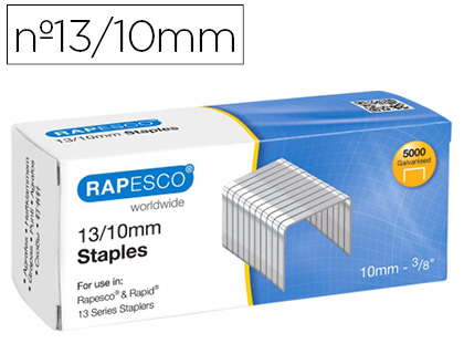 AGRAFES RAPESCO GALVANIZADOS 13/10 CAIXA DE 5000 UNIDADES