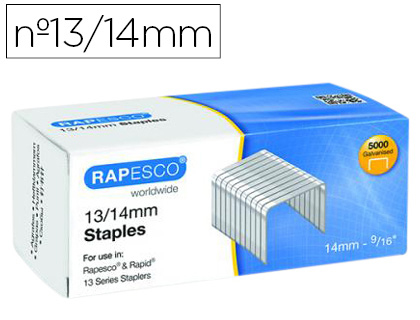 AGRAFES RAPESCO GALVANIZADOS 13/14 CAIXA DE 5000 UNIDADES