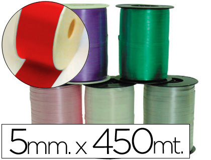 FITA FANTASIA EM BOBINE VERMELHA 450MTX5MM