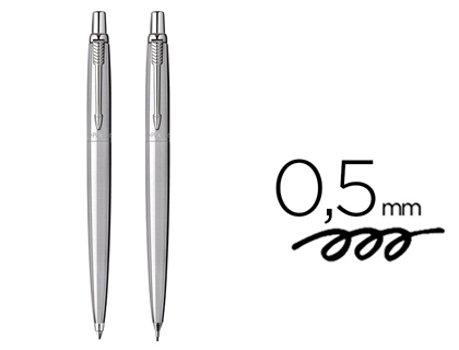 CONJUNTO PARKER JOTTER DUO ACO CT ESFEROGRAFICA + LAPISEIRA