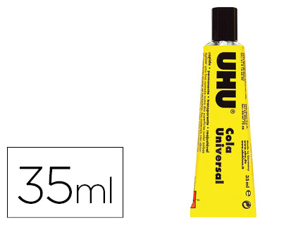 COLA UHU UNIVERSAL 35 ML EM BLISTER