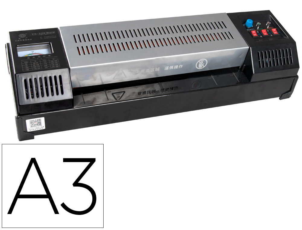 PLASTIFICADORA Q-CONNECT KF16918 PROFISSIONAL DIN A3 4 ROLOS ATE 200 MICRONS