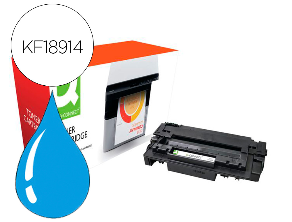 TONER COMPATIVEL Q-CONNECT CANON LBP710C I-SENSYS LBP-710 / 712 CIAN 10000 PAGINAS