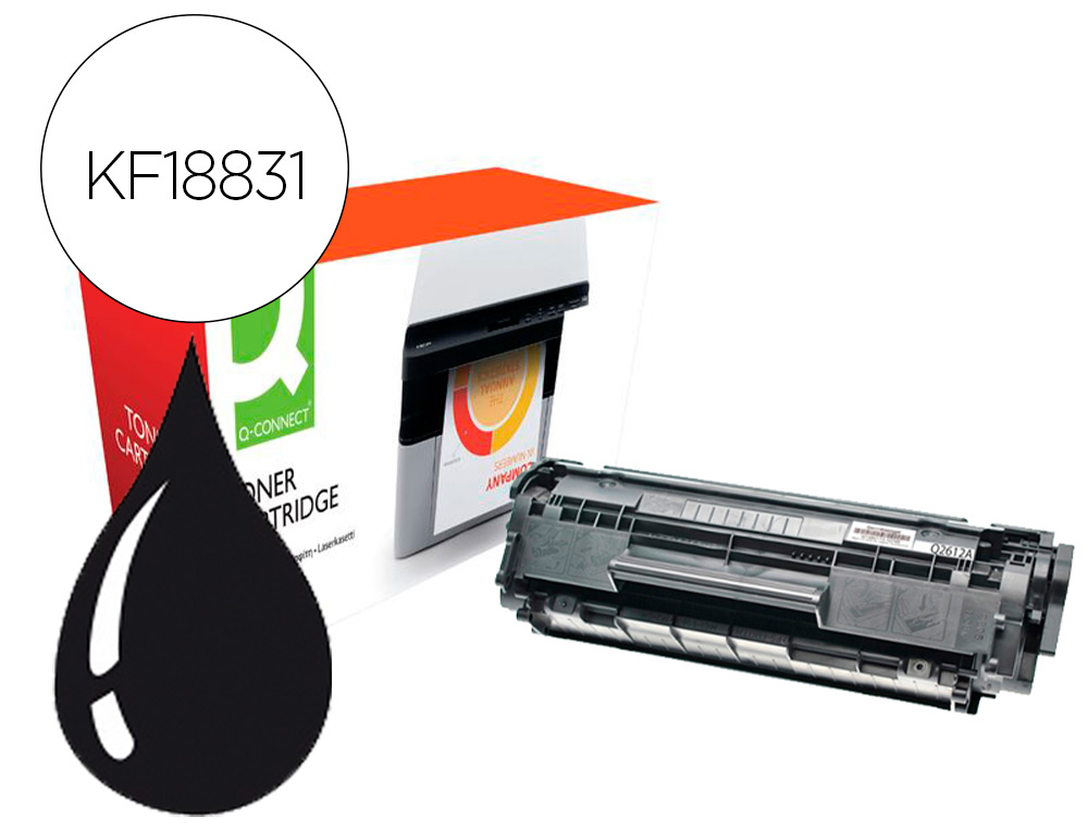 TONER COMPATIVEL Q-CONNECT CANON FX10-XL I-SENSYS FAX L-100 / 120 XXL PRETO 4000 PAGINAS