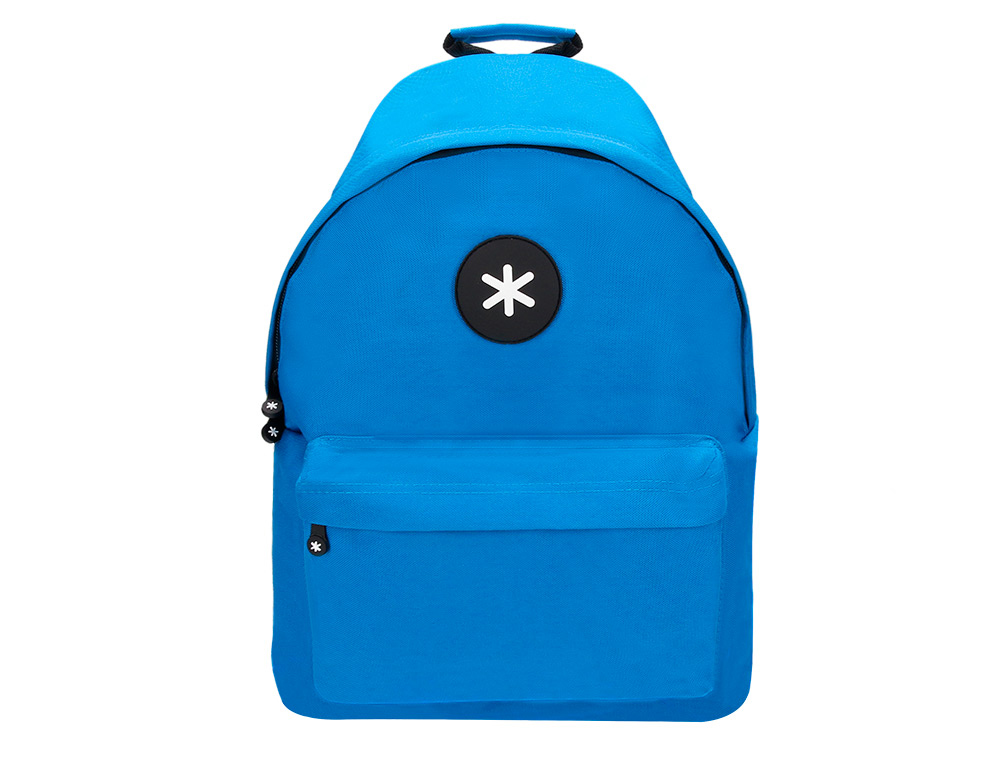 MOCHILA ANTARTIK COM ASA E BOLSO COM FECHO COR AZUL 310X160X410 MM