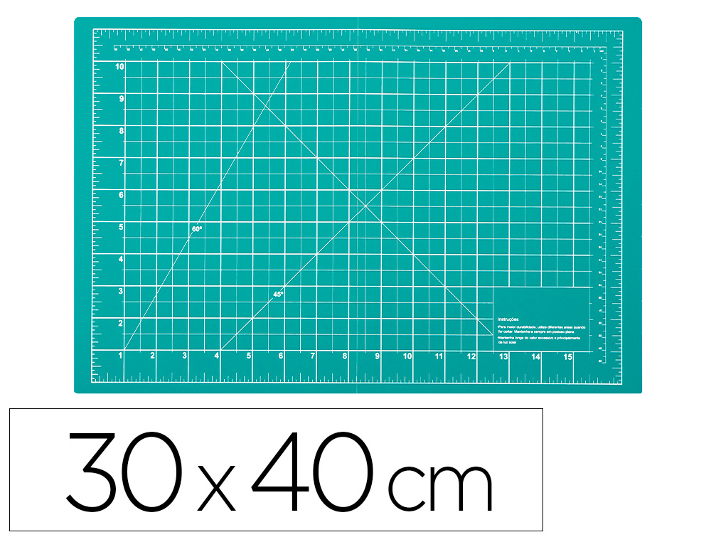 PLACA DE CORTE LIDERPAPEL DIN A3 3MM ESPESSURA COR VERDE CLARO