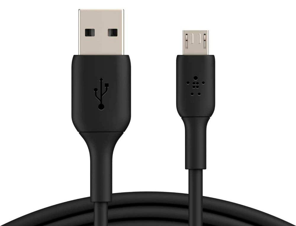 CABO BELKIN CAB005BT1MBK BOOST CHARGE USB-A A MICRO-USB COMPRIMENTO 1 M COR PRETO