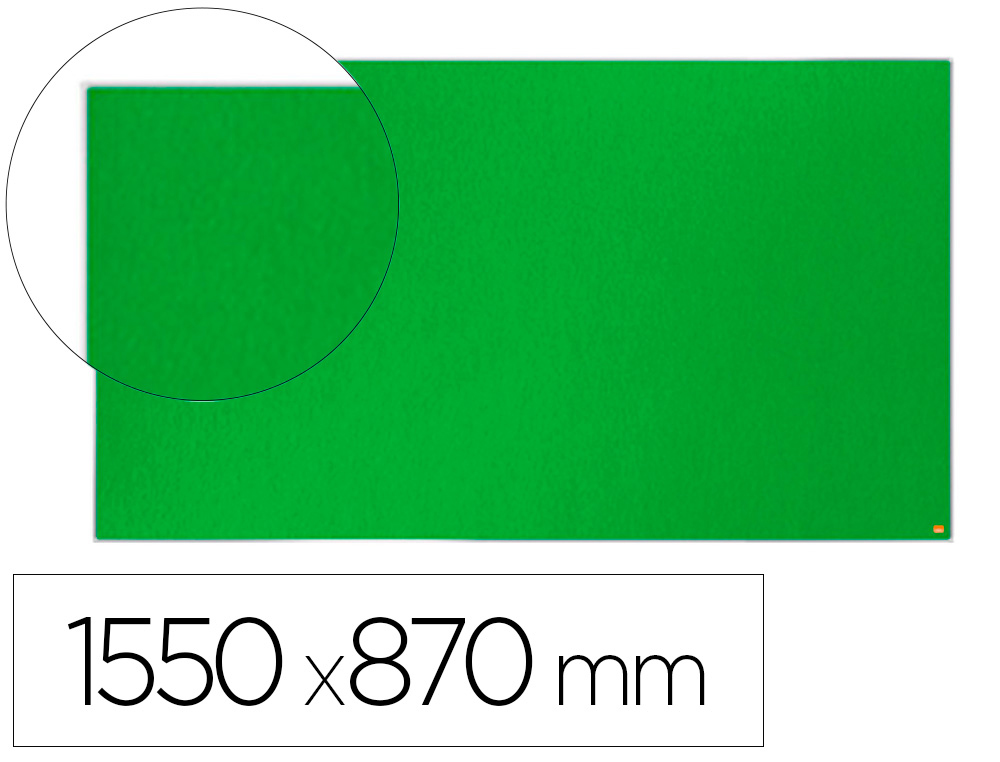 QUADRO DE AVISOS NOBO IMPRESSION PRO FELTRO VERDE FORMATO PANORAMICO 70