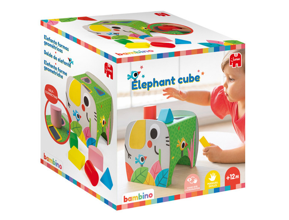 JOGO DISET DE MESA ELEFANTE FORMAS GEOMETRICAS