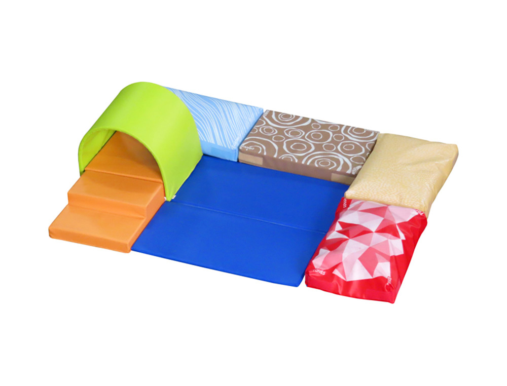 CONJUNTO PSICOMOTROCIDADE 55 SUMO DIDACTIC MULTICOLOR 200X150X15 CM