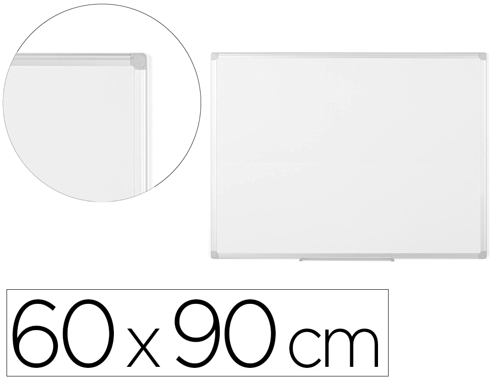 QUADRO BRANCO BI-OFFICE EARTH LACADO MAGNETICO MOLDURA DE ALUMINIO 60X90 CM
