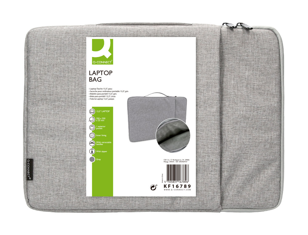 BOLSA PARA PORTATIL Q-CONNECT 13,3