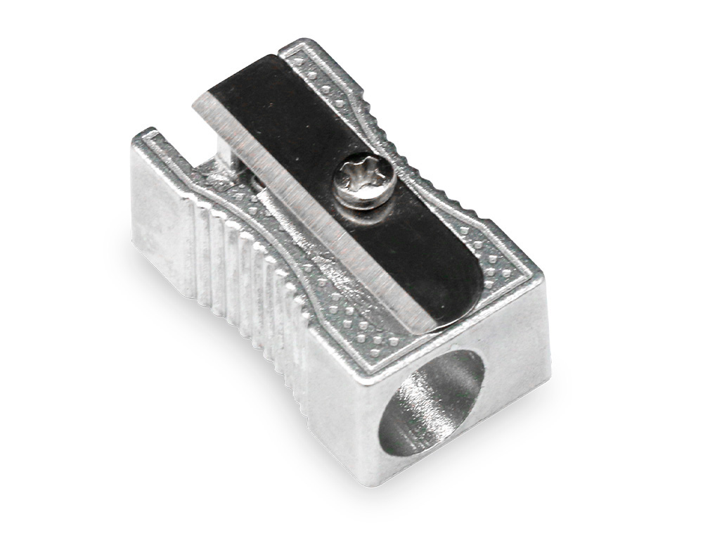 APARA LAPIS Q-CONNECT METALICO 1 USO RETANGULAR