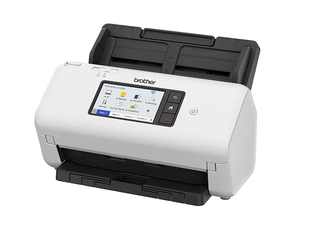 SCANNER BROTHER DE SECRETARIA ADS-4700W DUPLA FACE TAMANHO A4 RESOLUCAO 600 PPP VELOCIDADE 80 PPM USB 3.0 WIFI