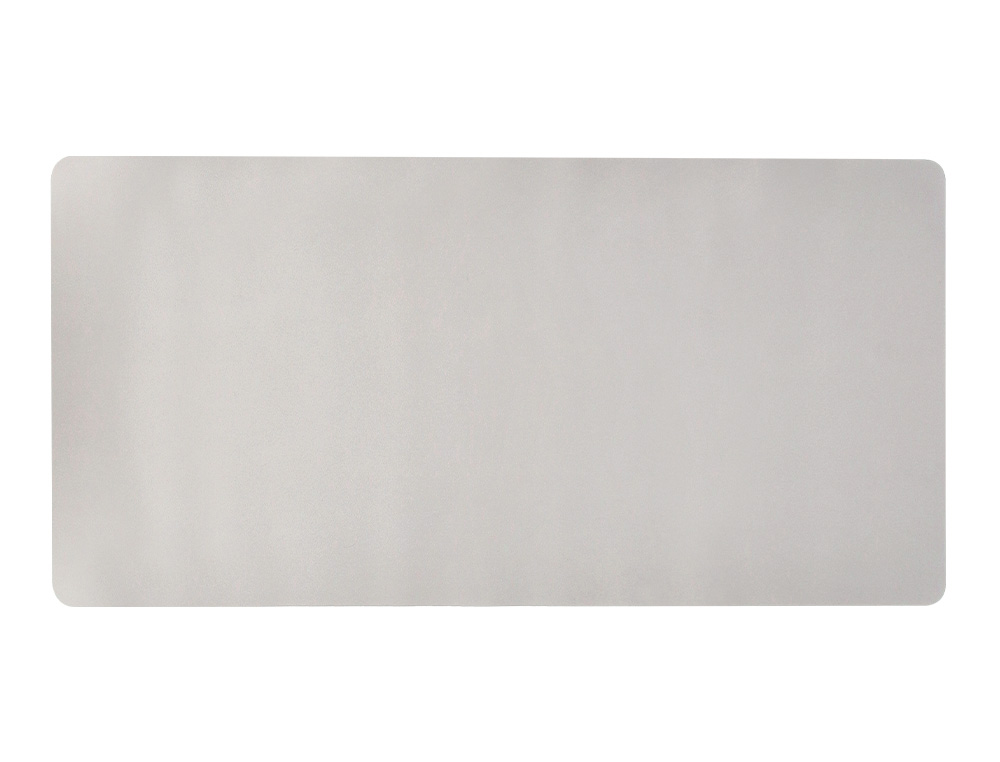 TAPETE DE RATO Q-CONNECT XXL COM BASE EM PELE E CAMURA COR CINZENTA 800X400X2 MM