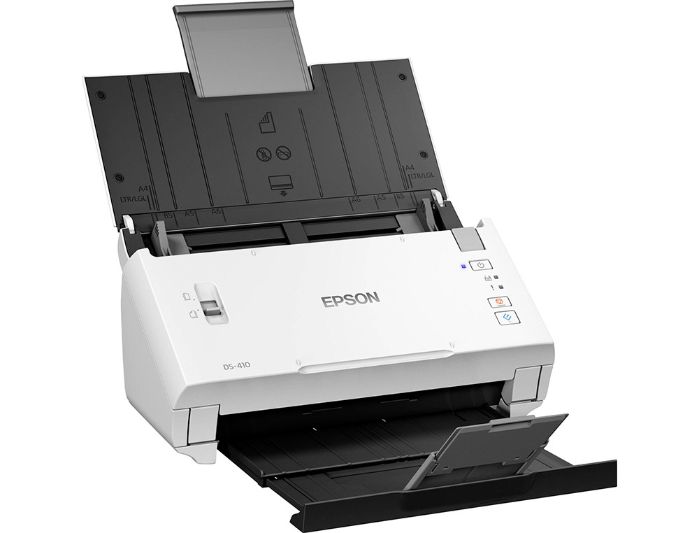SCANNER EPSON DS-410 DOCUMENTAL WORKFORCE DIN A4 600X600 DPI VELOCIDADE 26 PPM USB 2.0