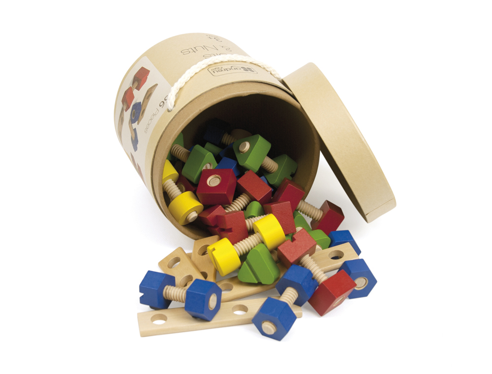 JOGO ANDREU TOYS PORCAS E PARAFUSOS 56 PECAS