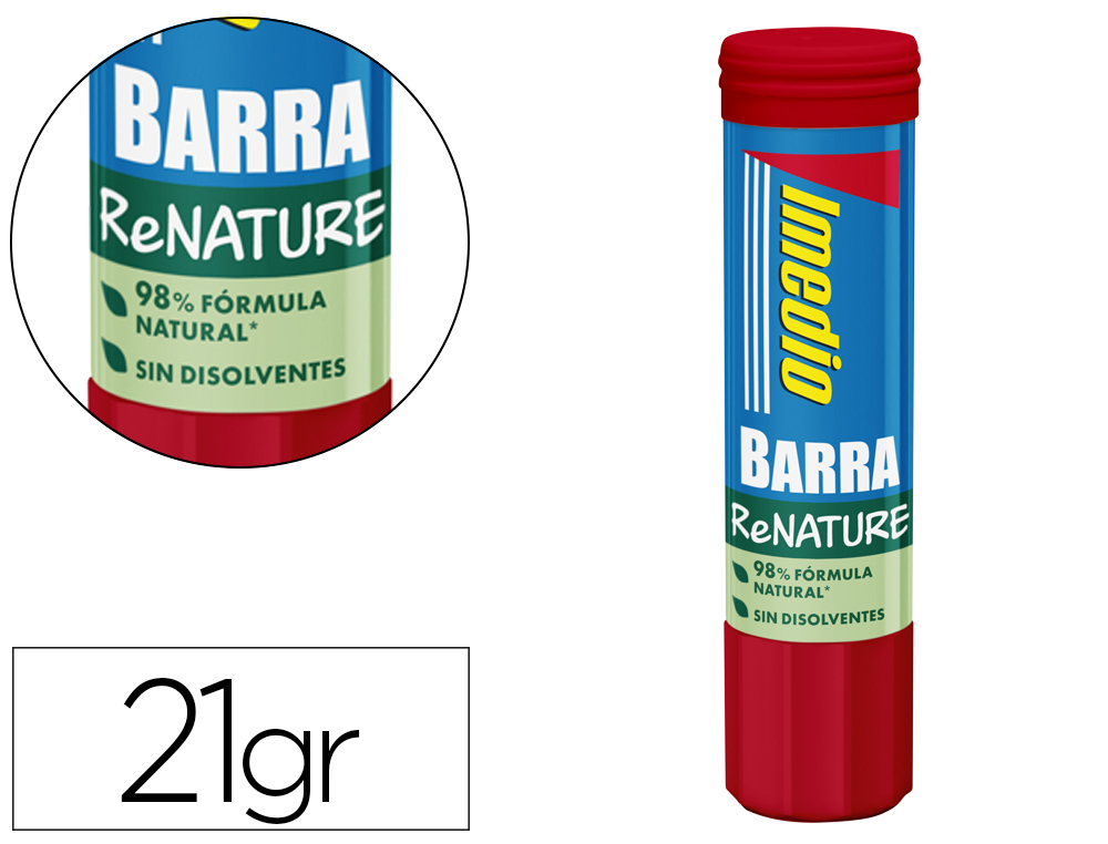 COLA IMEDIO EM BARRA RENATURE SEM SOLVENTES 21 GR