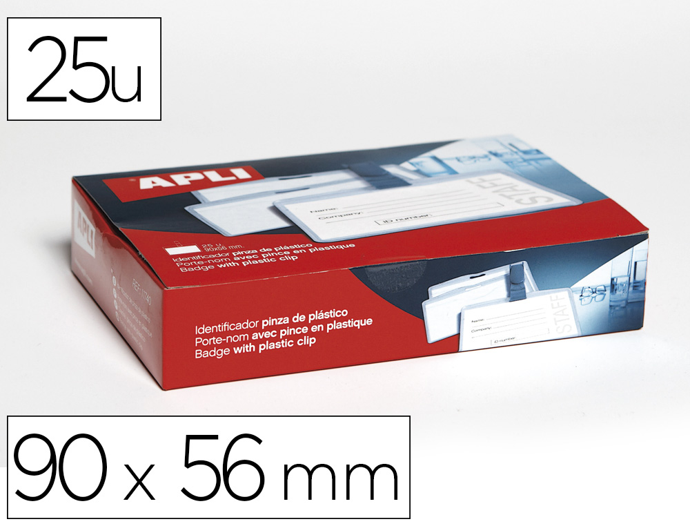 IDENTIFICADOR COM MOLA APLI 56X90 MM