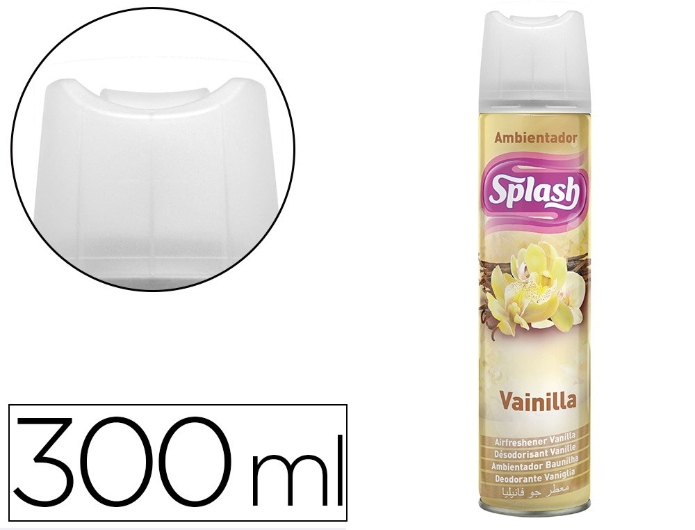 AMBIENTADOR SPRAY SPLASH BAUNILHA FRASCO DE 300 ML