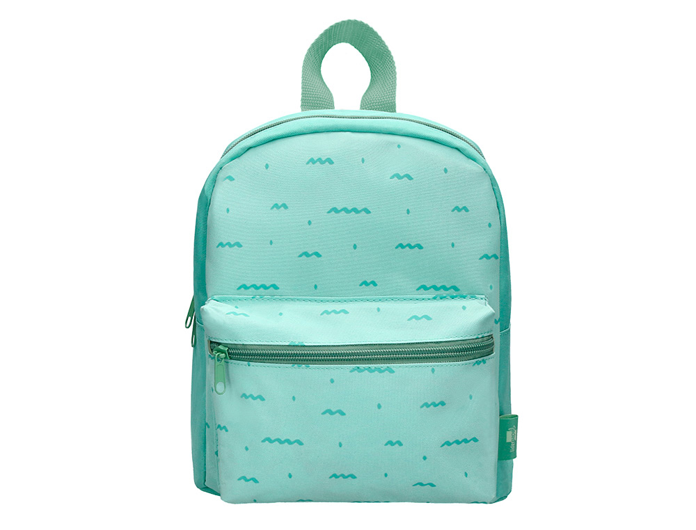 MOCHILA PREESCOLAR LIDERPAPEL INFANTIL DESENHO VERDE 210X115X250 MM