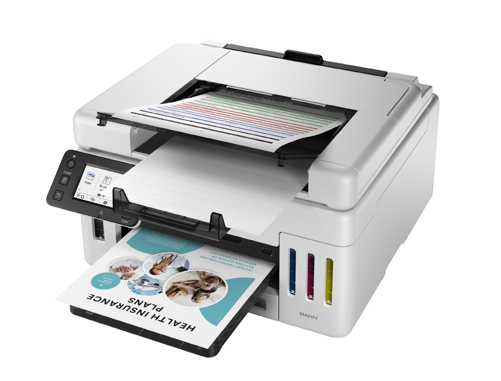 MULTIFUNCOES CANON MAXIFY GX6550 TINTA COR 24 PPM PRETO/15 PPM COR DIN A4 WIFI IMPRESSORA SCANNER COPIADORA