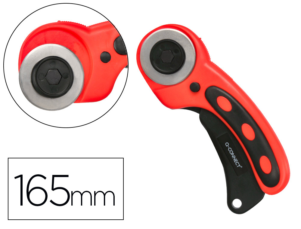 X-ATO ROTATIVO Q-CONNECT LAMINA CIRCULAR 45 MM 22X56X165 MM