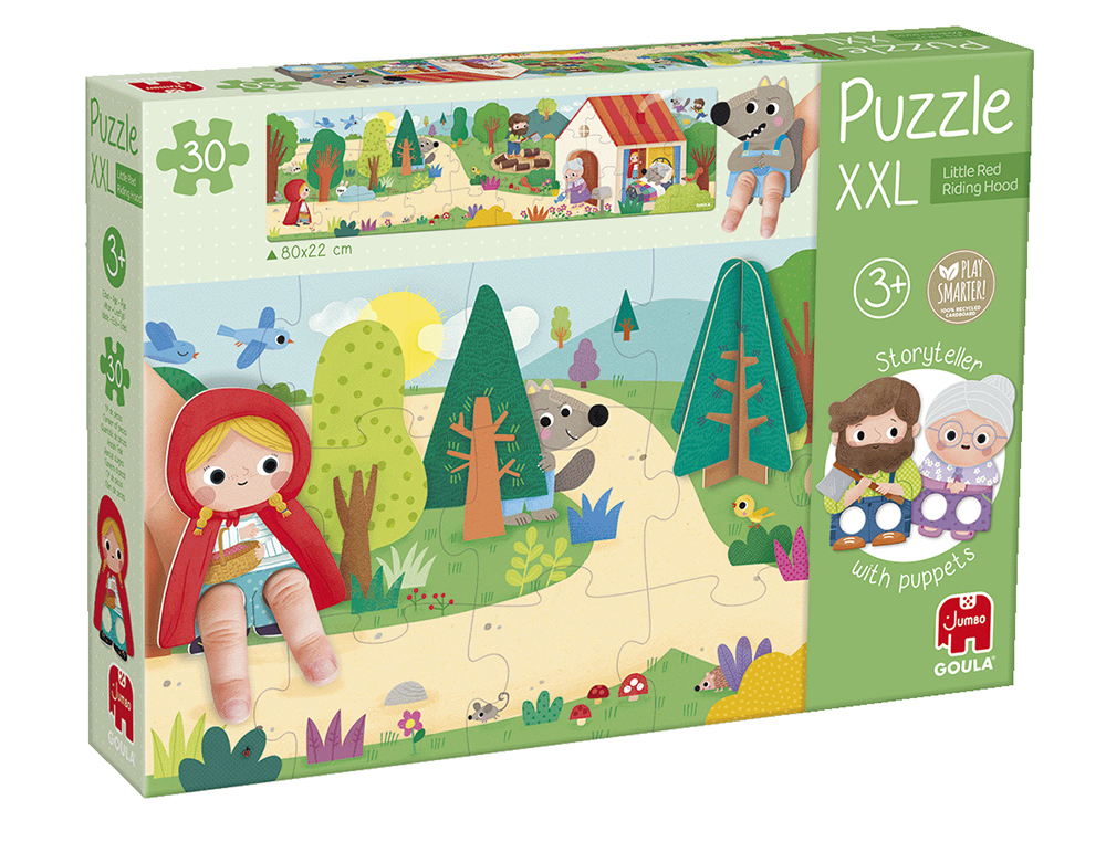 PUZZLE GOULA JUMBO XXL CAPUCHINHO VERMELHO 30 PECAS
