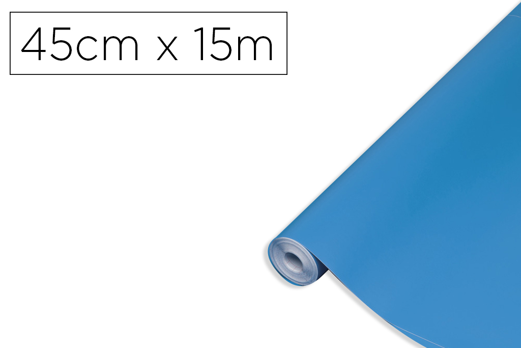 ROLO ADESIVO DC-FIX AZUL REAL LARGURA 45 CM COMPRIMENTO 15 MT