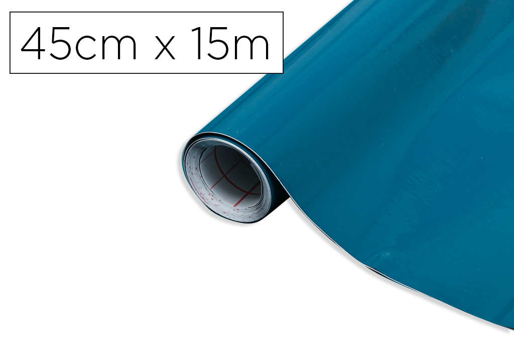 ROLO ADESIVO DC-FIX AZUL PETROLEO LARGURA 45 CM COMPRIMENTO 15 MT