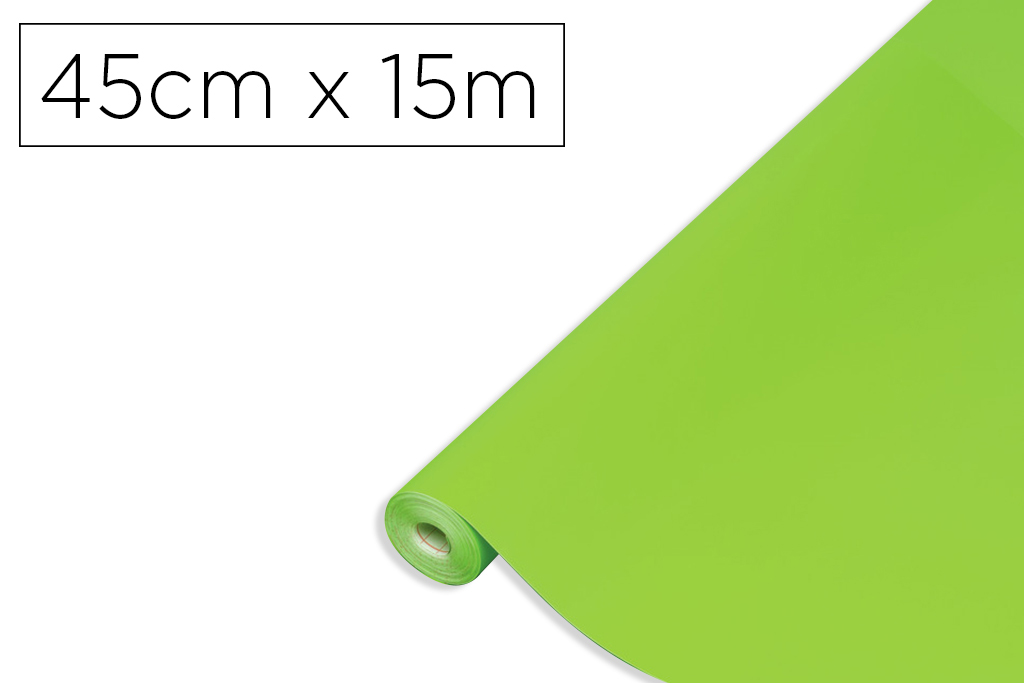 ROLO ADESIVO DC-FIX VERDE MACA MATE LARGURA 45 CM COMPRIMENTO 15 MT